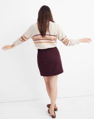 madewell fireside mini skirt