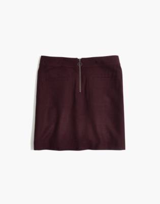 Fireside Mini Skirt in rich plum image 4