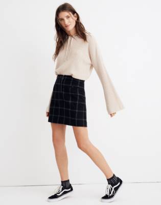 madewell fireside mini skirt