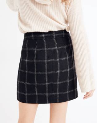 madewell fireside mini skirt