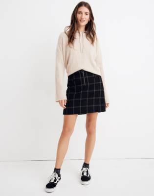 madewell fireside mini skirt