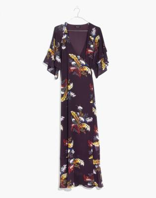 oasis purple floral dress