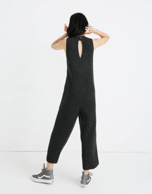 madewell wide leg sweater jumpsuit