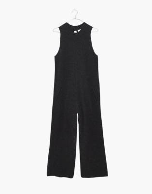 madewell wide leg sweater jumpsuit