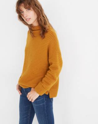 madewell mock neck sweatshirt