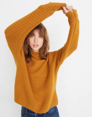 madewell mock neck sweatshirt