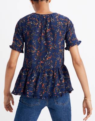 stanza ruffle hem top madewell