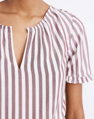 stanza ruffle hem top madewell
