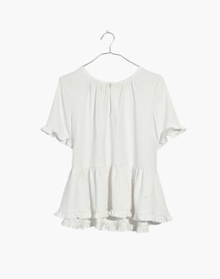 stanza ruffle hem top madewell