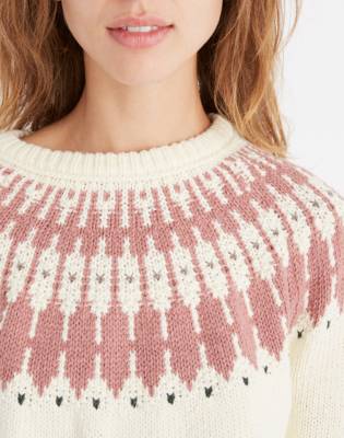 madewell fair isle sweater