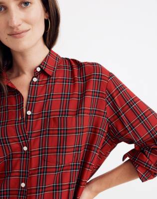 boyfriend shirt plaid