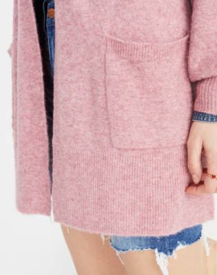 madewell bubble sleeve sweater dress
