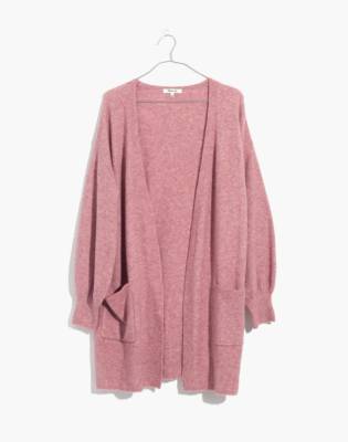 madewell bubble sleeve sweatshirt dress