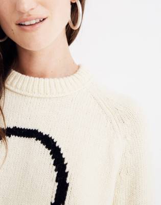 Madewell X Girls Inc Female Symbol Keaton Pullover Sweater