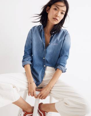 madewell jean shirt