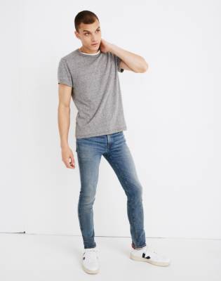 man in skinny jeans