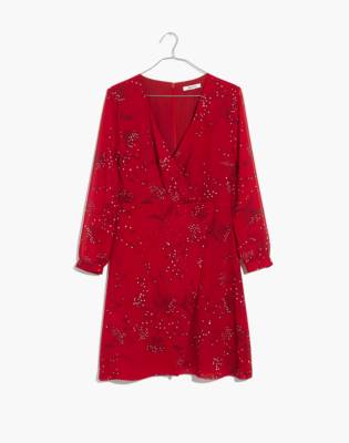 madewell faux wrap dress