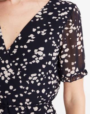 madewell ruffle edge dress