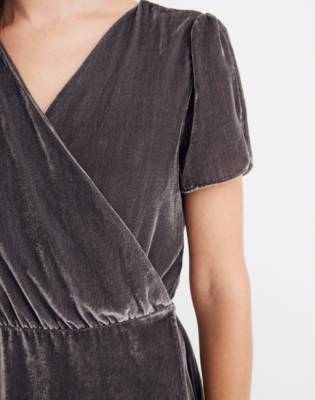 velvet dress madewell