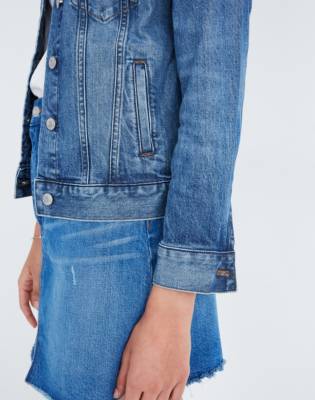 stretchy jean jacket