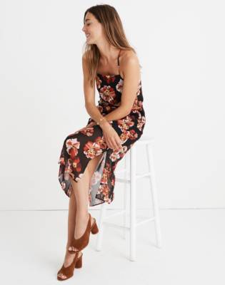 madewell apron slip dress