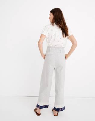 madewell patchwork jumpsuit