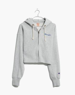 champion gray hoodie sweatshirt