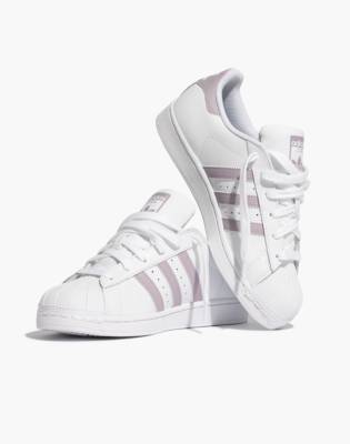 adidas superstar purple stripes