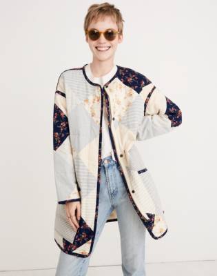 madewell patchwork jumpsuit