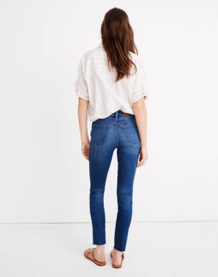 madewell 10 inch high waist skinny jeans