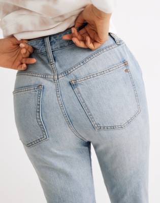 madewell light wash jeans