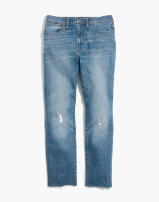 madewell high rise slim boy jeans