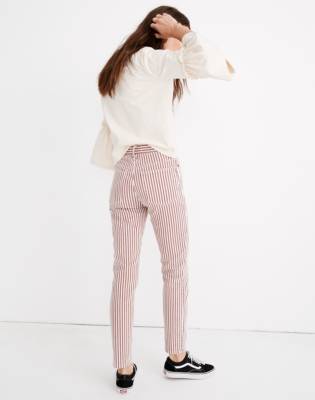 madewell striped jeans