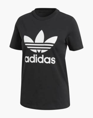 Adidas Originals Black 100 Cotton Machine Washable At 30 C Logo T
