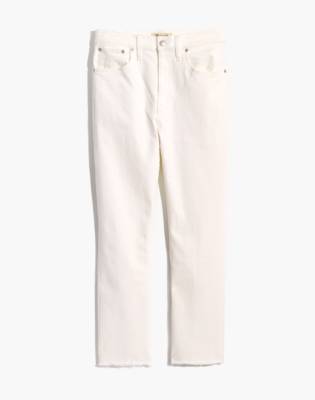madewell high rise slim crop boyjean