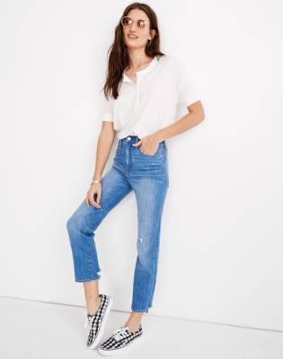 madewell straight jeans