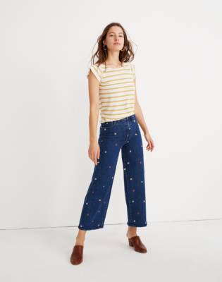 madewell floral jeans