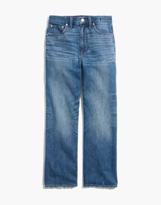 madewell slim wide leg jeans