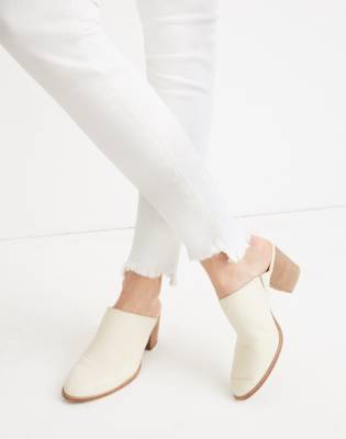 madewell high rise skinny jeans white