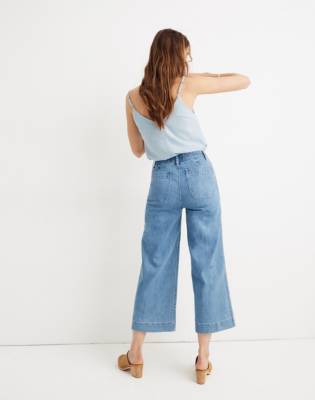 madewell emmett wide leg crop jeans