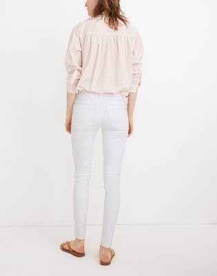 white maternity jeans skinny