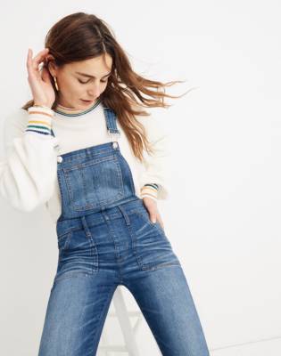 madewell white overalls