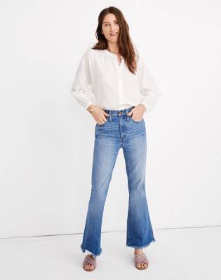 madewell bell bottom jeans