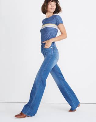 madewell bell bottom jeans