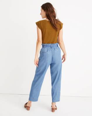 madewell paperbag jeans