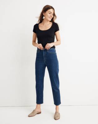 tapered jeans in bellclaire wash