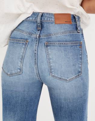 madewell skinny flare jeans