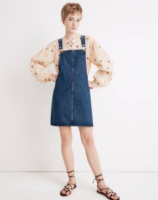 denim skirt overall