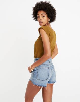 madewell jeans shorts