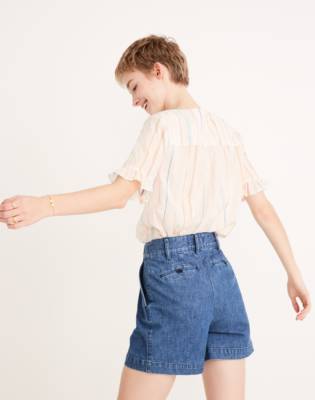 madewell pleated jeans